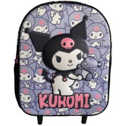 Torba do wózka dla dzieci Manenti Hello Kitty Kuromi 3D. Fioletowe torby i plecaki dziecięce Hello Kitty, z materiału, duże. Za 185.50 zł.