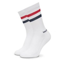 Skarpety długie Levi's®. Białe skarpety męskie bez wzorów. Za 39.99 zł.