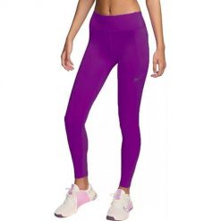 Legginsy Sportowe Damskie Nike Performance Dri-fit. Fioletowe legginsy damskie Nike, bez wzorów. Za 221.80 zł.