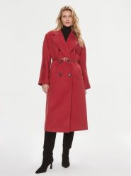 Imperial Płaszcz przejściowy KH36GID Czerwony Oversize. Czerwone płaszcze damskie Imperial, m, bez wzorów, z syntetyku, bez kaptura. Za 469.99 zł.