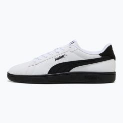 Buty damskie PUMA Smash 3.0 Embedded. Białe obuwie sportowe damskie Puma, bez wzorów, z tkaniny, trekkingowe. Za 219.99 zł.