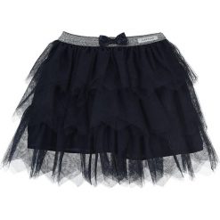 Spódnica w kolorze granatowym. Niebieskie spódniczki dla dziewczynek Daniel Hechter, Naf Naf Kids, bez wzorów, z tiulu, mini. W wyprzedaży za 59.95 zł.