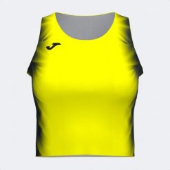 Damski tank top Joma Top Elite Xi. Czarne koszulki sportowe damskie Joma, l, bez wzorów, sportowe, bez kołnierzyka. W wyprzedaży za 133.15 zł.