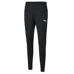 Spodnie fitness męskie Puma teamRISE Poly Training. Czarne spodnie sportowe męskie Puma, l, bez wzorów, z dresówki, na fitness i siłownię. Za 124.08 zł.