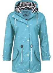 Płaszcz damski Pro-X Elements Marly. Niebieskie płaszcze damskie PRO-X ELEMENTS, bez wzorów, z materiału, długie, z kapturem. Za 451.50 zł.