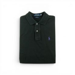 Second life - Ralph Lauren koszulka męska krótki rękaw Classic Fit - Jak nowy. Czarne koszulki polo męskie Ralph Lauren, m, bez wzorów, z materiału, klasyczne, bez ramiączek. Za 127.76 zł.