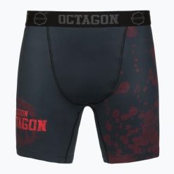 Spodenki treningowe męskie Octagon Legion Grunge. Czarne szorty męskie OCTAGON, m, bez wzorów, z elastanu. Za 149.99 zł.