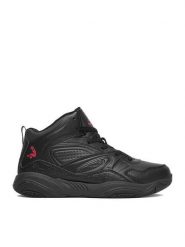 SHAQ Buty do koszykówki C-SHAQNOTIZE AQ95000B-B Czarny. Czarne buty sportowe chłopięce Shaq, bez wzorów, ze skóry, bez zapięcia, do koszykówki. Za 199.99 zł.