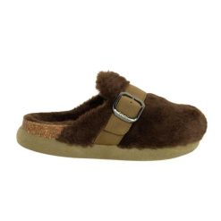 Klapki turystyczne damskie Scholl Ivy Big Buckle. Zielone klapki damskie Scholl, bez wzorów, z materiału, eleganckie, bez obcasa. Za 279.49 zł.