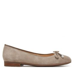 Baleriny Ara. Brązowe baleriny damskie Ara, bez wzorów, bez obcasa. Za 379.99 zł.
