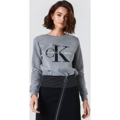 Calvin Klein Bluza Crew Neck True Icon - Grey. Bluzy damskie marki Calvin Klein. Za 404.95 zł.