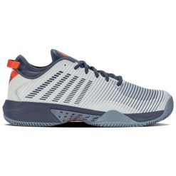 Buty do tenisa męskie K-Swiss Hypercourt Supreme Clay. Białe buty sportowe męskie K-SWISS, z materiału, bez zapięcia, tenisowe. Za 937.00 zł.