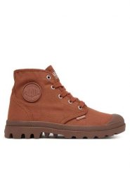 Palladium Trapery Pampahi 92352-212-M Brązowy. Brązowe śniegowce i trapery damskie Palladium, z materiału. Za 379.99 zł.