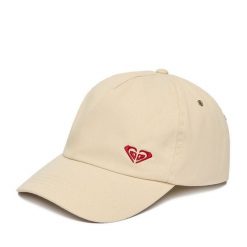 Czapka z daszkiem Roxy. Brązowe czapki i kapelusze damskie Roxy, bez wzorów. Za 49.99 zł.