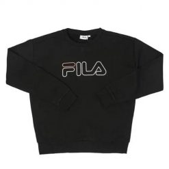 Bluza sportowa męska Fila Sitges. Czarne bluzy męskie Fila, m, bez wzorów, bez kaptura. Za 213.00 zł.