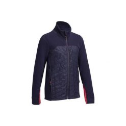 Bluza SW500 granatowa. Niebieskie bluzy dla dziewczynek FOUGANZA. Za 79.99 zł.