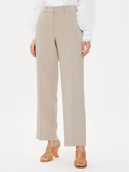 Karen by Simonsen Spodnie materiałowe Nina 10104823 Szary Straight Fit. Szare spodnie materiałowe damskie Karen by Simonsen, bez wzorów, z materiału. Za 289.99 zł.