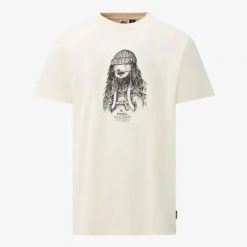 T Shirt Picture D&S Bearded White. Białe t-shirty męskie Picture, l, bez wzorów, z denimu, casualowe, bez kołnierzyka. Za 156.51 zł.