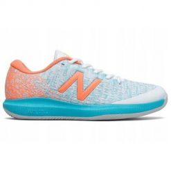 Buty do biegania damskie New Balance WCH996P4. Niebieskie obuwie sportowe damskie New Balance, bez wzorów, z materiału, do biegania. Za 405.00 zł.