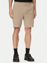 BOSS Szorty materiałowe H-Kane1 50555235 Beżowy Modern Fit. Brązowe szorty męskie Boss, m, bez wzorów, z bawełny. Za 449.99 zł.