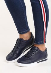 Niebieskie Sneakersy Seems to Change. Niebieskie obuwie sportowe damskie Born2be, bez wzorów. Za 39.99 zł.