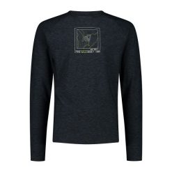 Koszulka z długim rękawem CMP. Czarne bluzki z długim rękawem męskie CMP, xl, bez wzorów, z jersey, eleganckie, bez kołnierzyka. Za 216.15 zł.