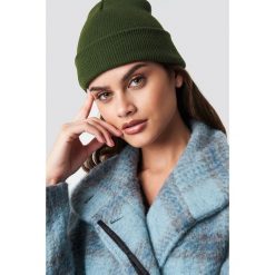 NA-KD Accessories Czapka Basic - Green. Zielone czapki i kapelusze damskie NA-KD Accessories, z materiału. Za 40.95 zł.