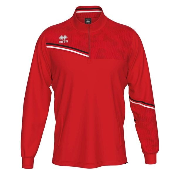 Bluza Errea Elias Kurtka Ad Dorośli. Czerwone bluzy męskie ERREA, s, bez wzorów, z materiału, bez kaptura, do biegania. Za 236.99 zł.