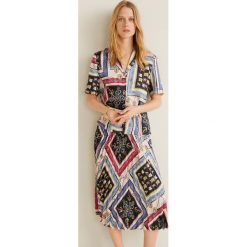 Mango - Koszula Ropeblue. Niebieskie bluzki damskie Mango, l, bez wzorów, z poliesteru, bez kołnierzyka, bez ramiączek. W wyprzedaży za 69.90 zł.