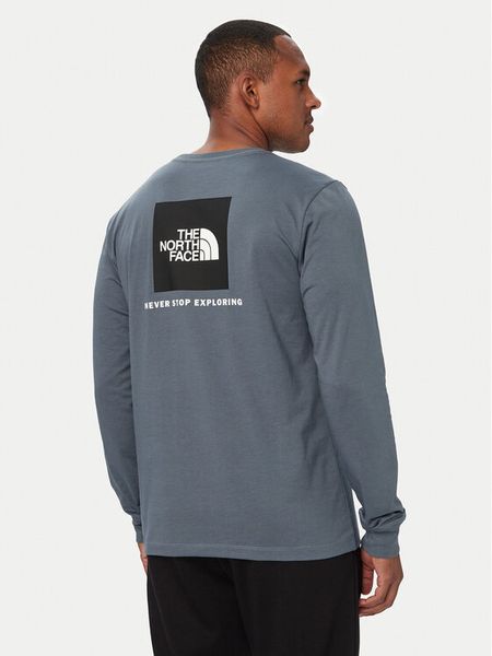 The North Face Longsleeve Evolution Box Nse NF0A8B68 Szary Regular Fit. Szare bluzki z długim rękawem męskie The North Face, l, bez wzorów, bez kołnierzyka. Za 169.99 zł.