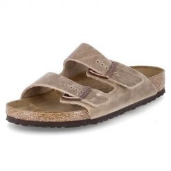 Klapki męskie Birkenstock Arizona. Brązowe klapki męskie Birkenstock, z materiału, sportowe. Za 462.45 zł.