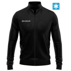 Bluza unisex Givova Freetime czarna. Białe bluzy męskie Givova, na lato, m, bez wzorów, z bawełny, bez kaptura. Za 161.99 zł.