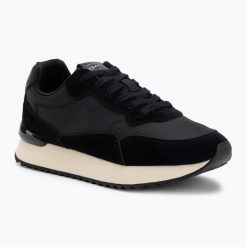 Buty damskie GANT Bevinda. Czarne obuwie sportowe damskie GANT, bez wzorów, z gumy, trekkingowe. Za 369.99 zł.