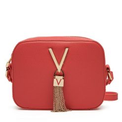 Torebka Valentino. Pomarańczowe listonoszki damskie Valentino, bez wzorów, bez dodatków. Za 169.99 zł.