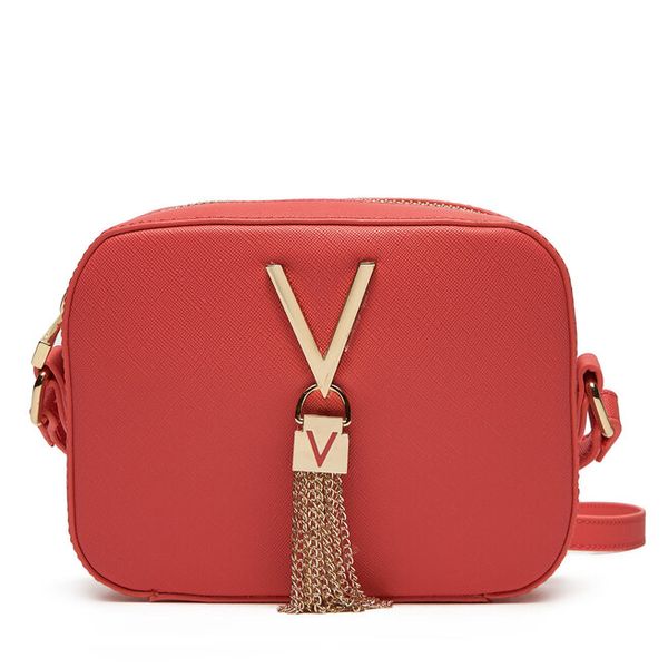 Torebka Valentino. Pomarańczowe listonoszki damskie Valentino, bez wzorów, bez dodatków. Za 169.99 zł.