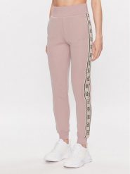 Guess Spodnie dresowe V2YB15 KB3P2 Beżowy Regular Fit. Brązowe spodnie dresowe damskie Guess, s, z aplikacjami, z bawełny. Za 299.99 zł.