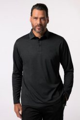 Męska Koszulka polo z długim rękawem trekkingowa QuickDry do 7 XL. Czarne bluzki z długim rękawem męskie JAY-PI, m, bez wzorów, z materiału, bez kołnierzyka. Za 239.99 zł.