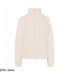 JHK - Bluza polarowa damska, taliowana, z suwakiem i dwoma zapinanymi kieszeniami białawy S. Bluzy damskie JHK, s, bez wzorów, z polaru, bez kaptura. Za 54.92 zł.
