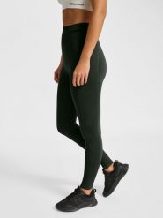 Legging wysoka talia bez szwów dla kobiet Hummel TIF. Zielone szorty sportowe damskie Hummel, s, bez wzorów, z elastanu, sportowe, z podwyższonym stanem, do piłki ręcznej. Za 127.01 zł.