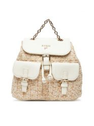 Guess Plecak J5BZ20 W4100 Écru. Torby i plecaki dziecięce Guess, ze skóry. Za 259.99 zł.