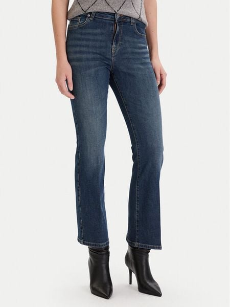 ViCOLO Jeansy DF5102 Niebieski Bootcut Fit. Niebieskie jeansy damskie ViCOLO. Za 559.99 zł.
