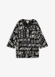 Koszulka oversize z mieszanki bawełny i wiskozy. Zielone t-shirty damskie bonprix, bez wzorów, z bawełny, bez kołnierzyka. Za 84.99 zł.