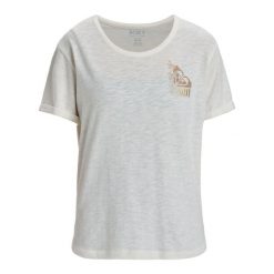 Koszulka z krótkim rękawem dla Kobiety OCEANWAVE REGULAR. Białe koszulki sportowe damskie Roxy, m, bez wzorów, z bawełny, bez kołnierzyka, bez ramiączek. Za 109.99 zł.