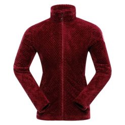 Bluza damska polarowa Alpine Pro Lomma bardzo ciepła. Czerwone bluzy sportowe damskie Alpine Pro, bez wzorów, z polaru, bez kaptura, trekkingowe. W wyprzedaży za 199.00 zł.