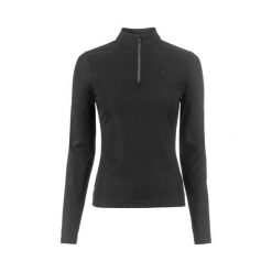 Damska koszulka do jazdy konnej Cavallo Cavalrakel. Czarne t-shirty damskie CAVALLO, bez wzorów, bez kołnierzyka. Za 301.50 zł.