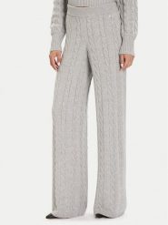 Guess Spodnie dzianinowe W5BB52 Z1192 Szary Regular Fit. Szare spodnie materiałowe damskie Guess, xl, z aplikacjami, z dzianiny. Za 529.99 zł.