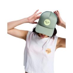 Czapka Trucker dla Kobiety BRIGHTER DAY Zielony. Zielone czapki i kapelusze damskie Roxy, bez wzorów, z poliesteru. Za 119.99 zł.