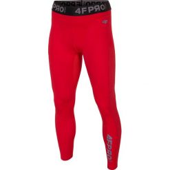 Bielizna baselayer 4FPro SPMF403 - czerwony allover. Czerwona bielizna termoaktywna męska 4f, m, bez wzorów, z jersey. W wyprzedaży za 69.99 zł.