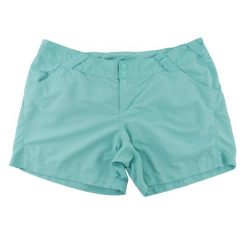 Columbia szorty damskie PFG. Niebieskie szorty sportowe damskie Columbia, l, bez wzorów, z materiału, sportowe, trekkingowe. Za 106.46 zł.
