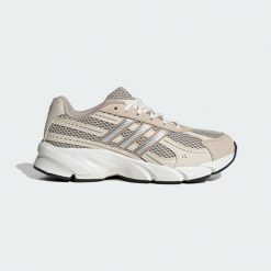 BUTY TECHNOCHAOS 2000. Białe obuwie sportowe damskie Adidas, bez wzorów, z gumy, do biegania. Za 369.00 zł.